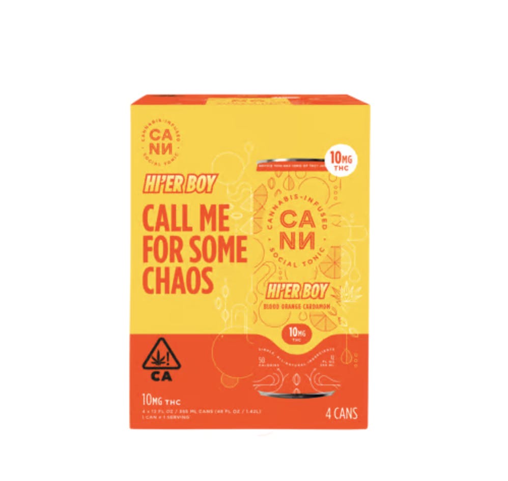 Blood Orange Cardamom Hi'er Boys 4-Pack - 40mg