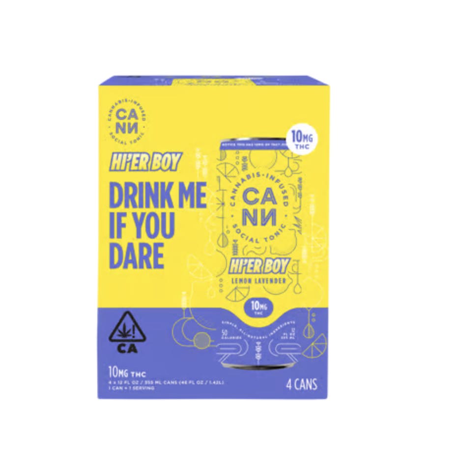 Lemon Lavender Hi'er Boys 4-Pack - 40mg