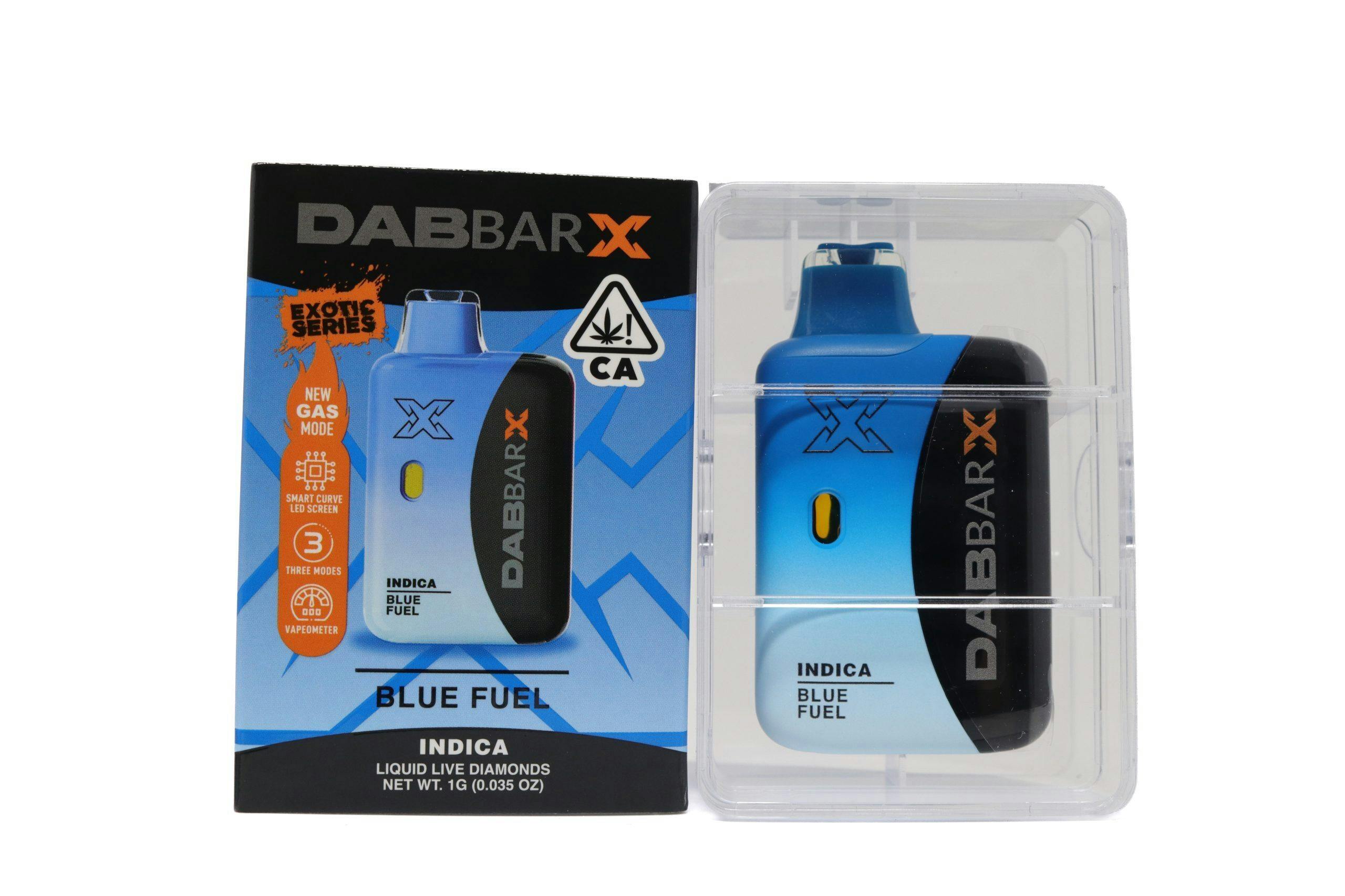 VAPE- DABBAR X LIQUID LIVE DIAMONDS Blue Fuel 1G