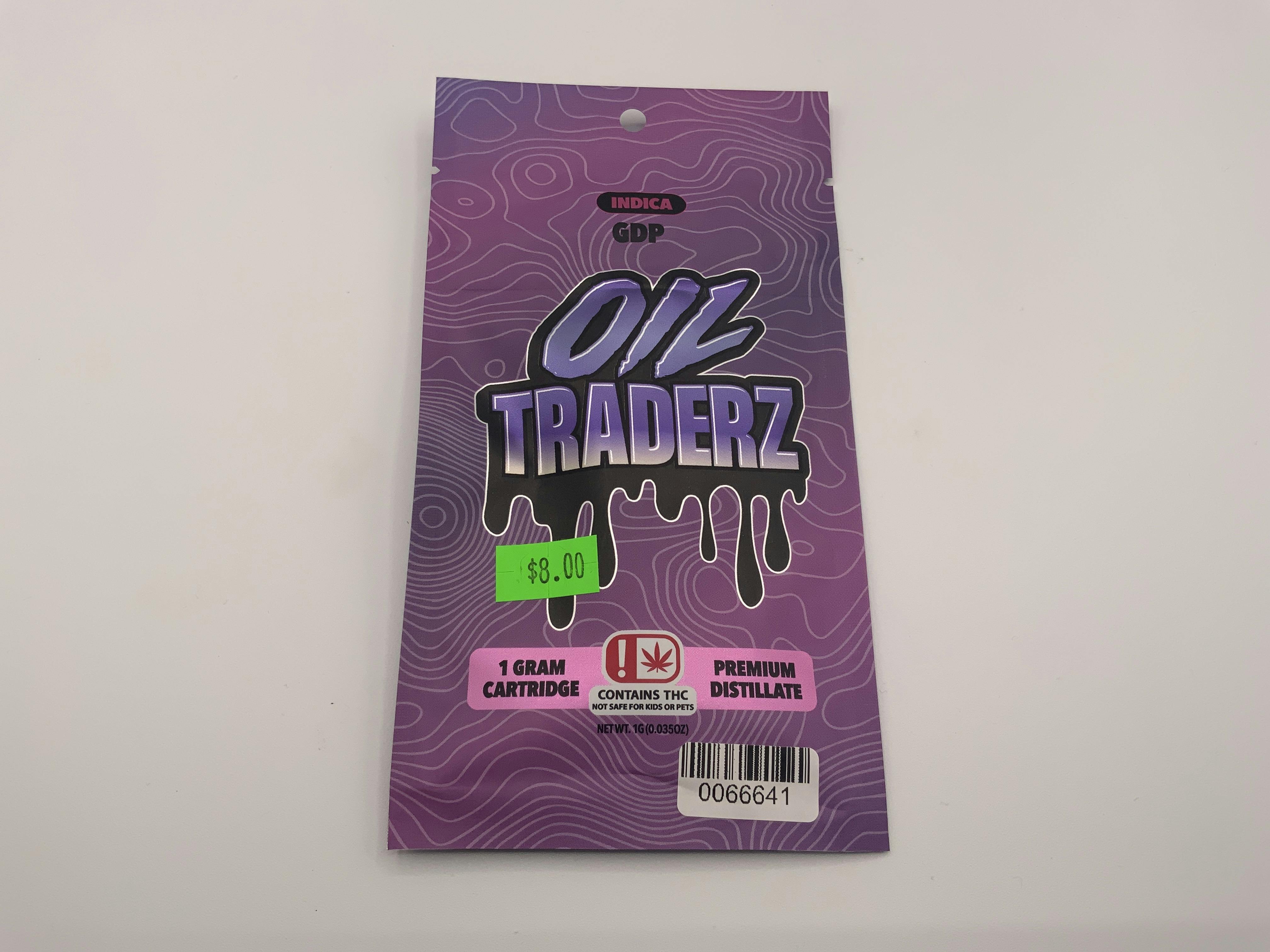 1g GDP Cartridge - Oil Traderz (Indica) by Oil Traderz