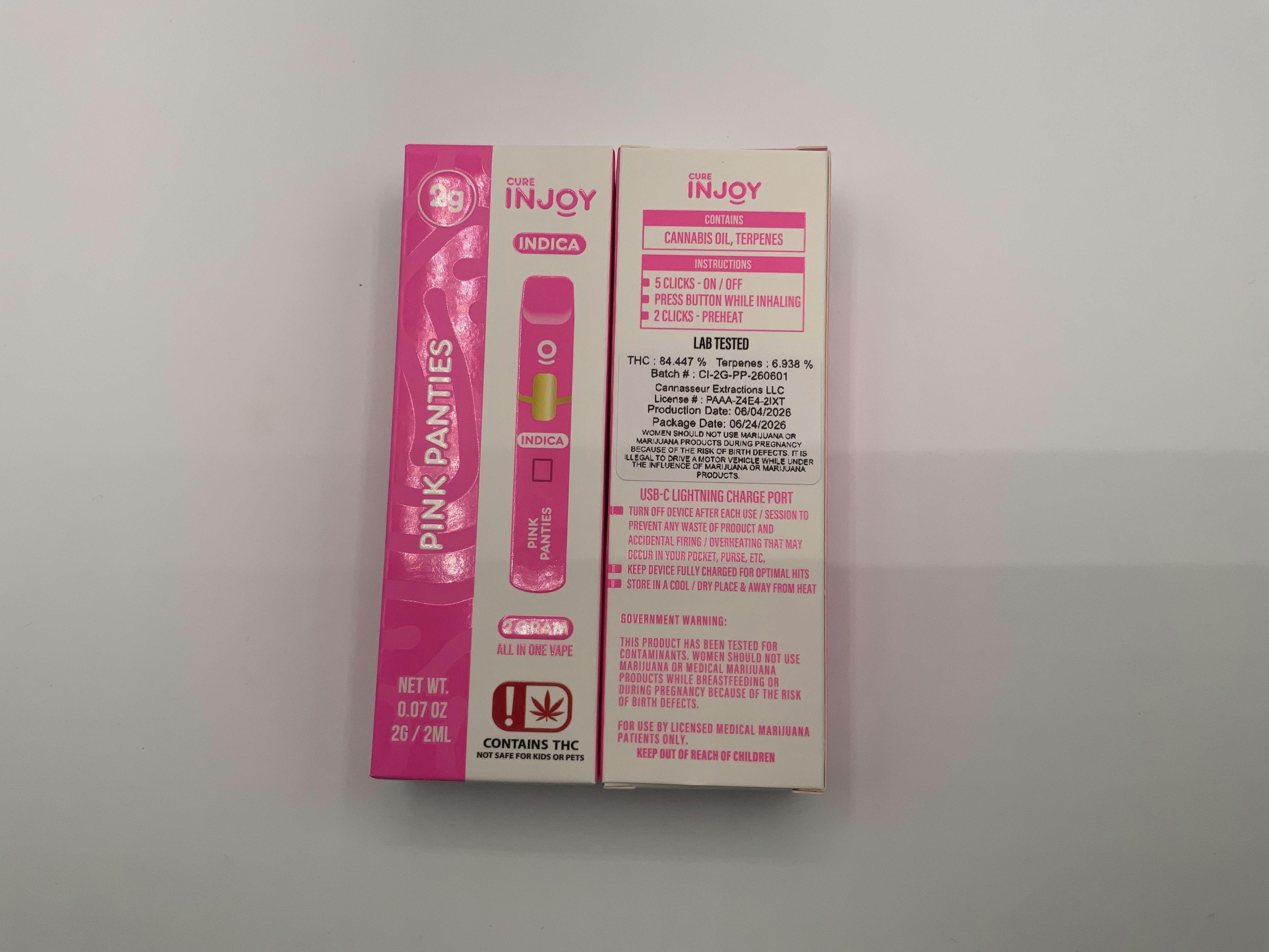 Pink Panties | AIO | 2g by Cure INJOY