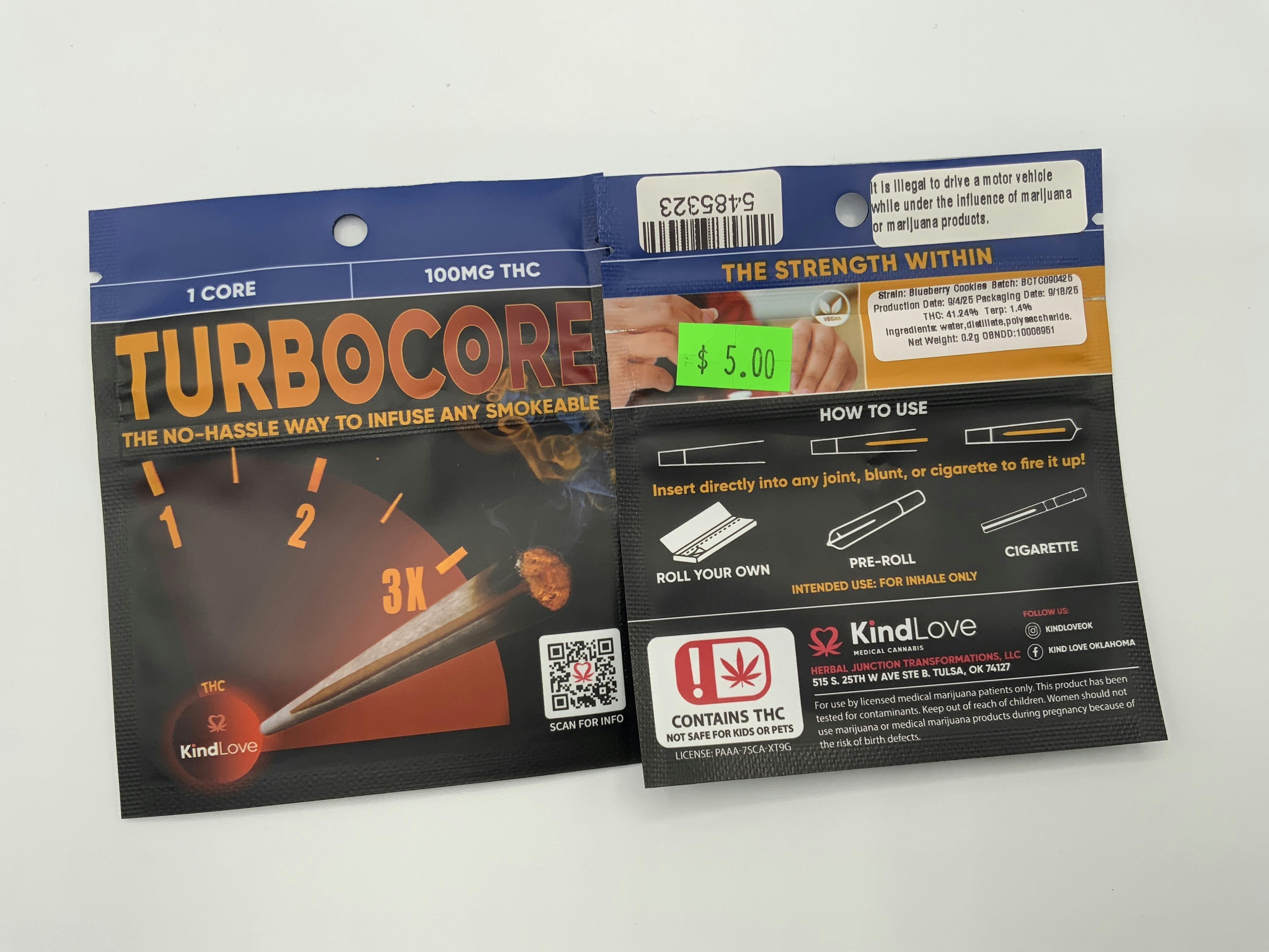 Blueberry Cookies Turbocore 1pk at Mk's Cure It With Cannabis