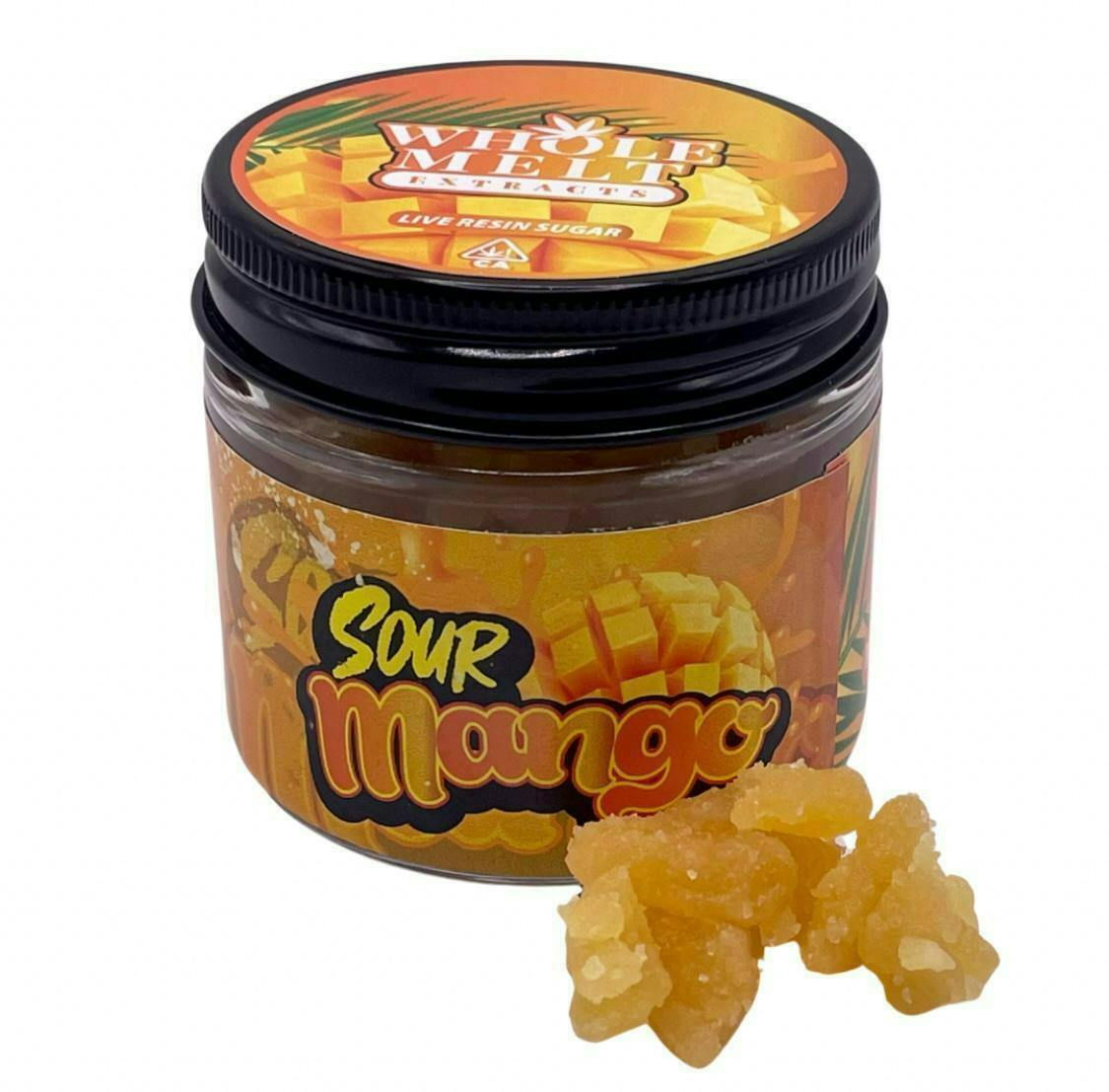 Whole Melt - 1 0z Live Resin Sugar - Sour Mango