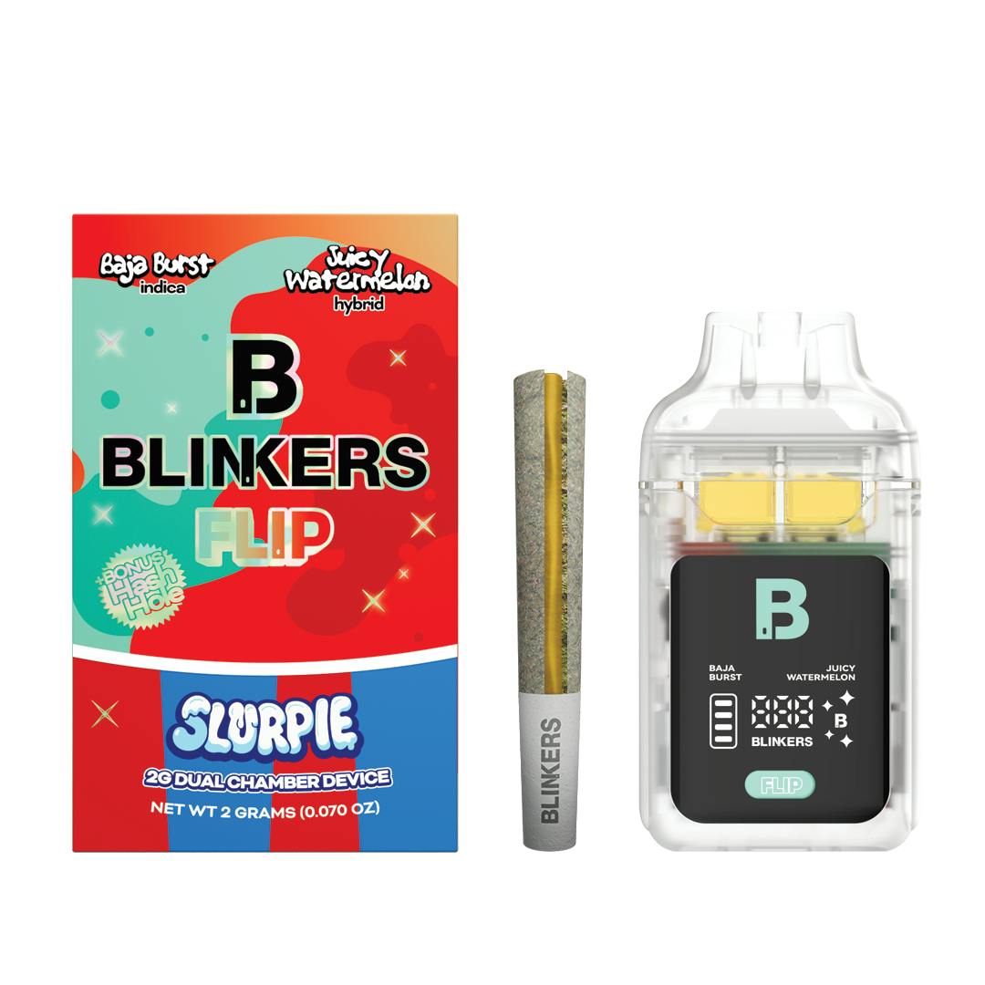 2G Blinkers FLIP Dispo /with hash hole preroll -Baja Blast / Juicy Watermelon