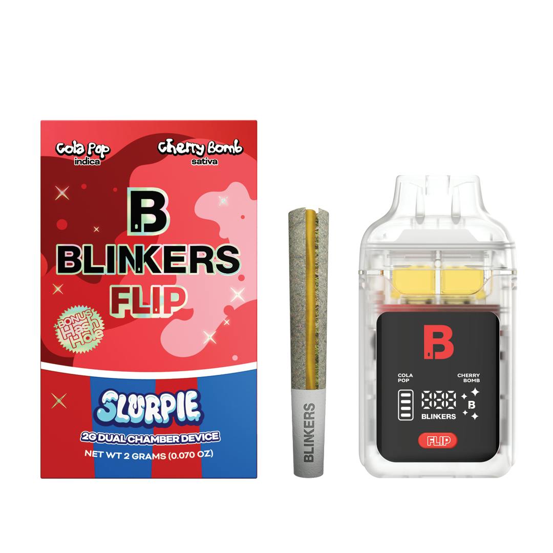2G Blinkers FLIP Dispo /with hash hole preroll - Cola Pop / Cherry Bomb