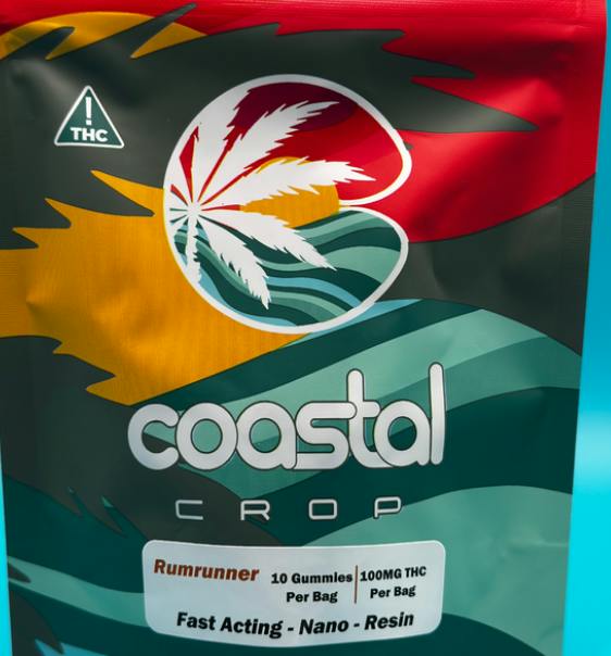 Coastal Crop | 100mg | Rum Runner | Nano Resin Infused