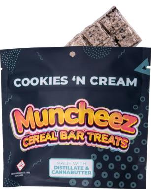 Muncheez | 100mg | Cookies N Cream | Cereal Bars
