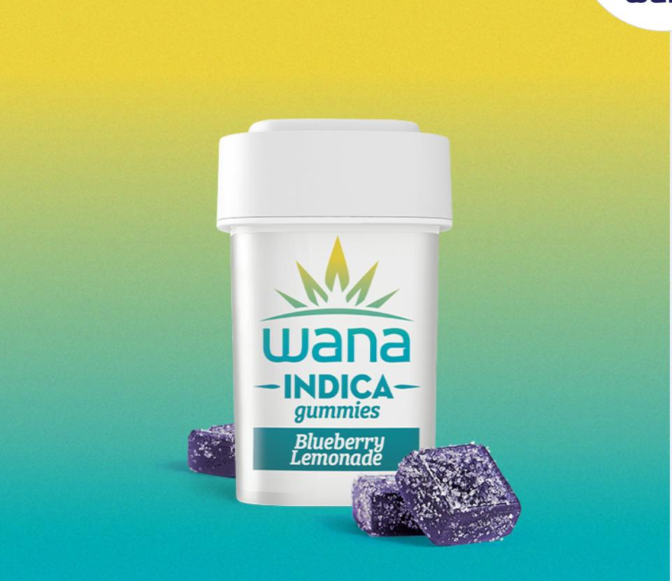 Wana | Blueberry Lemonade Gummies | 10pk | 1000mg/ea by Wana Edibles