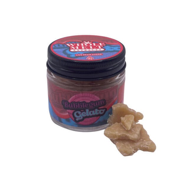 Whole Melt - Live Resin Sugar - Bubblegum Gelato - 1 0z