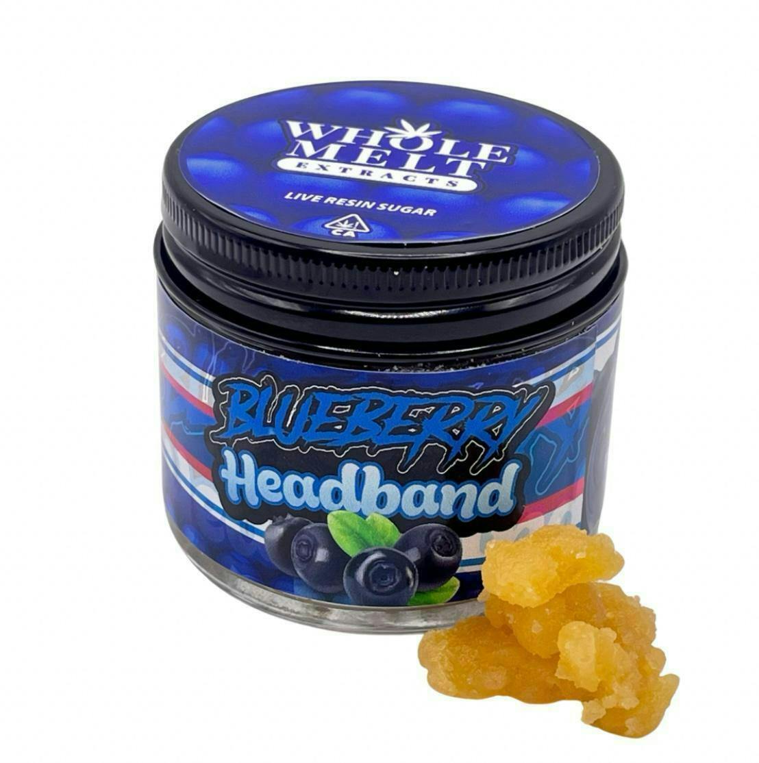 Whole Melt - 1 0z Live Resin Sugar - Blueberry Headband