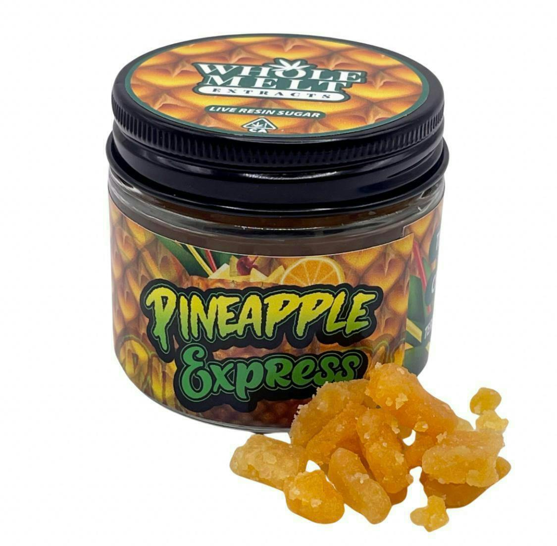 Whole Melt - Live Resin Sugar - Pineapple Express - 1 0z