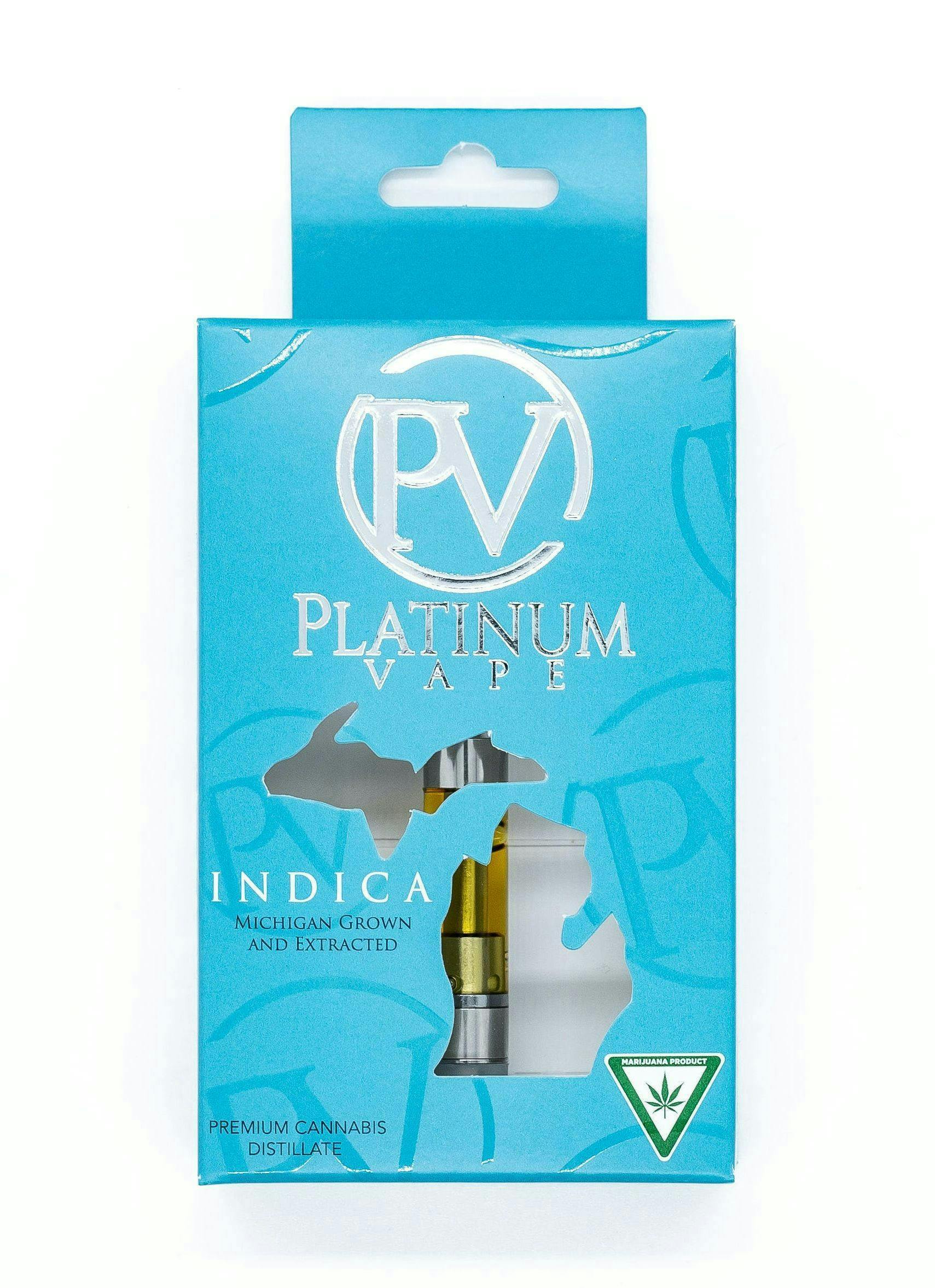 Platinum Vape Granddaddy Purple (Indica) 510 thread cartridge 1g by Platinum Vape
