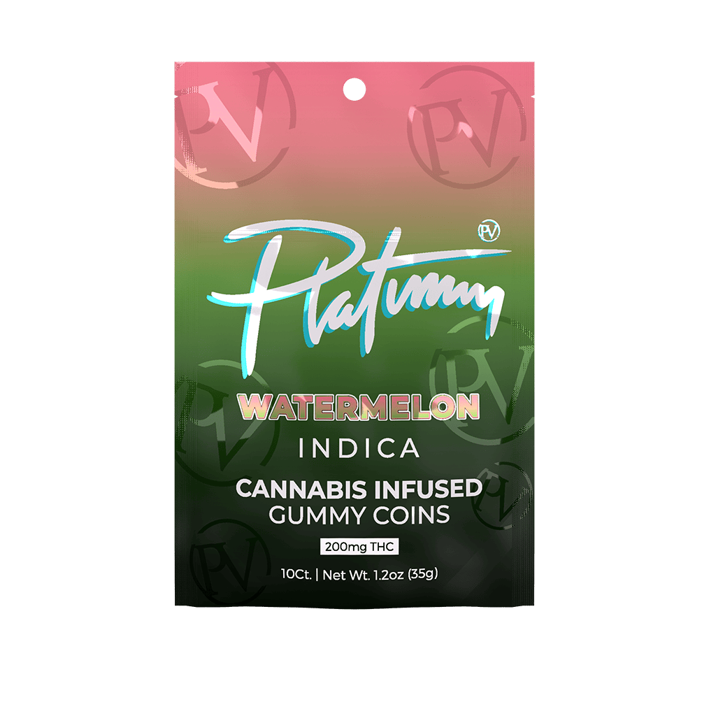 Platinum Vape 200mg Gummies - Watermelon (Hybrid) by Platinum Vape