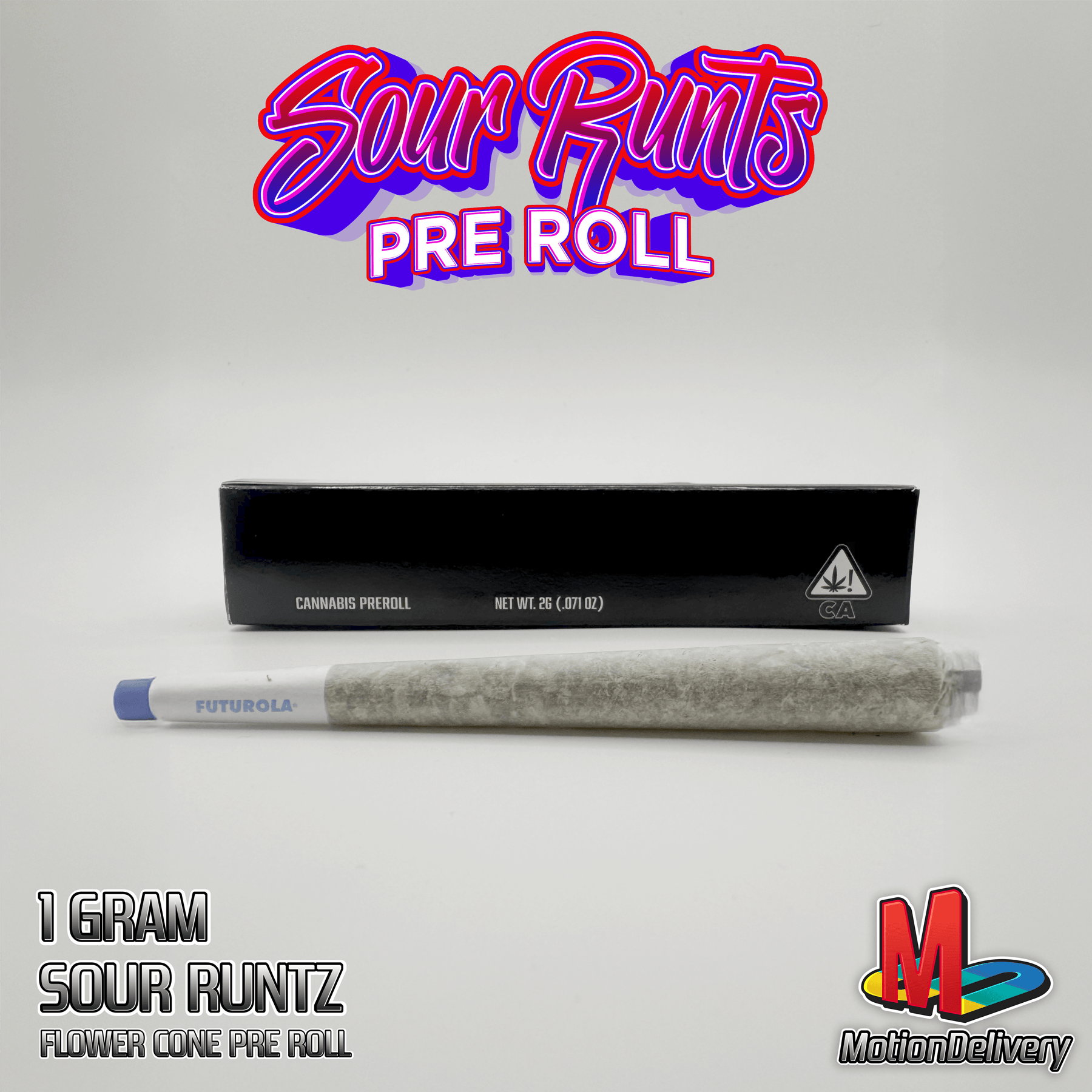 1G Sour Runtz Flower Cone Pre Roll