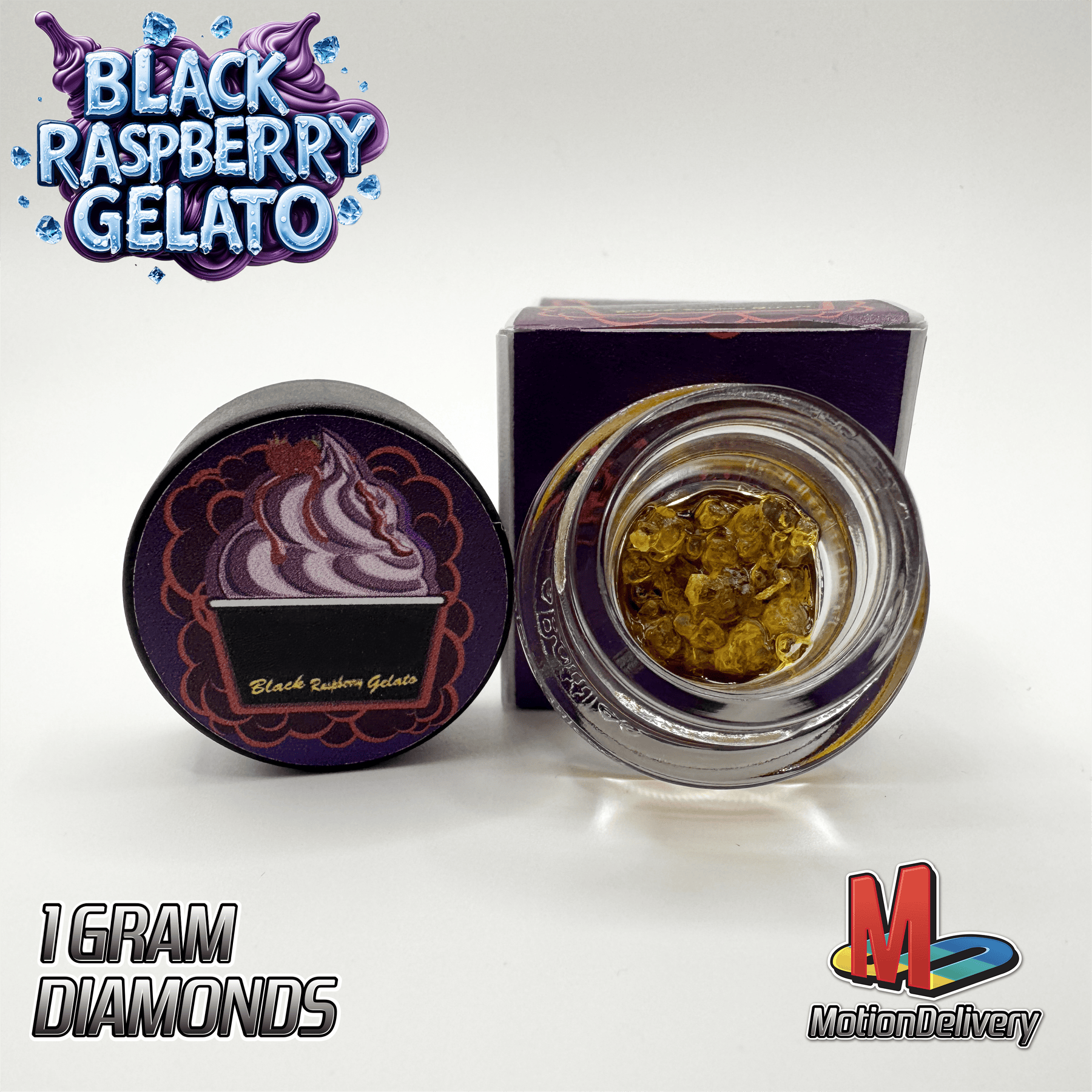 Black Raspberry Gelato Diamonds
