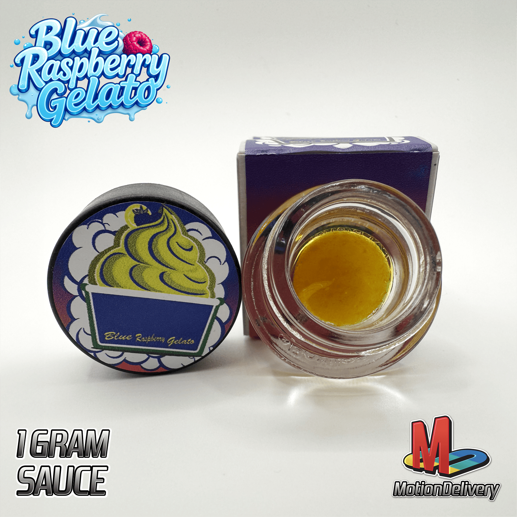 Blue Raspberry Gelato Sauce