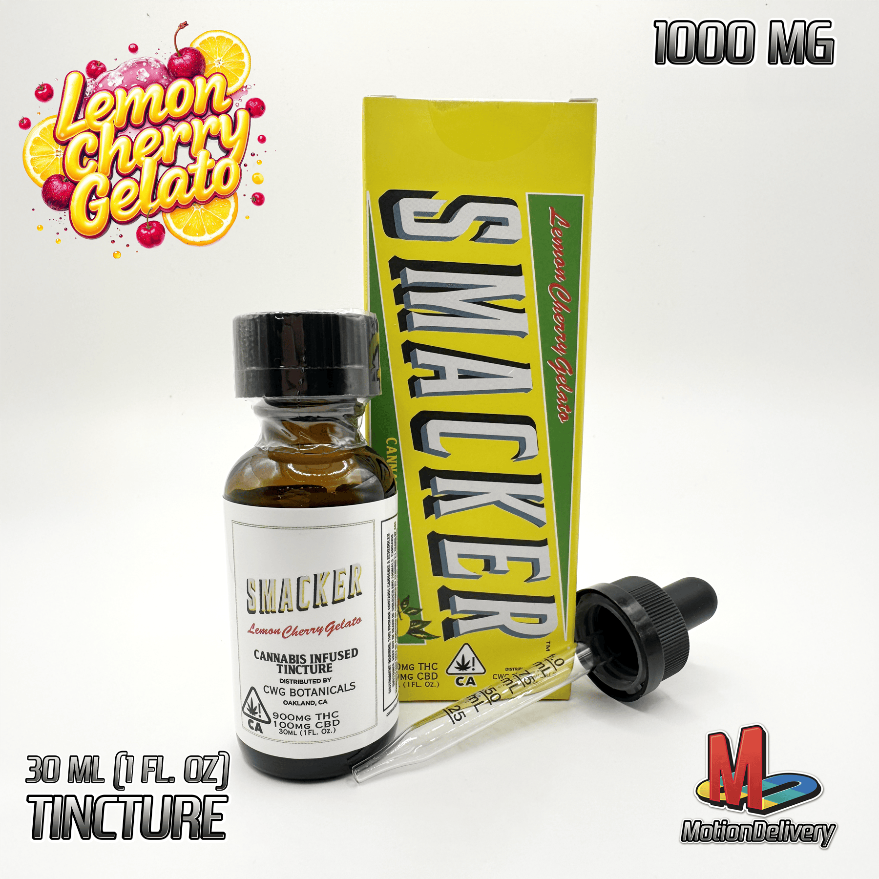 1000Mg Lemon Cherry Gelato "Smacker"