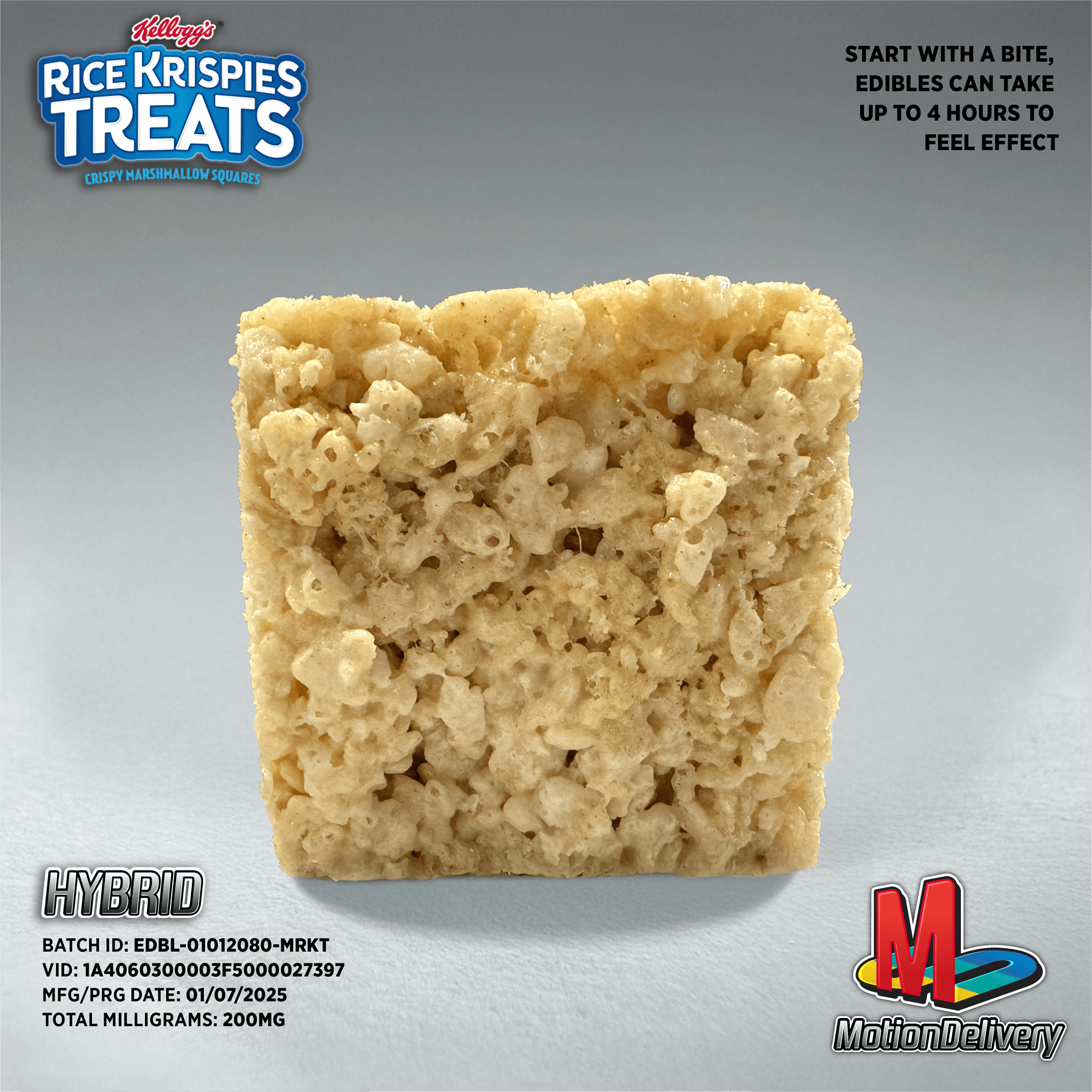 Marshmallow Rice Krispy Treat 200mg