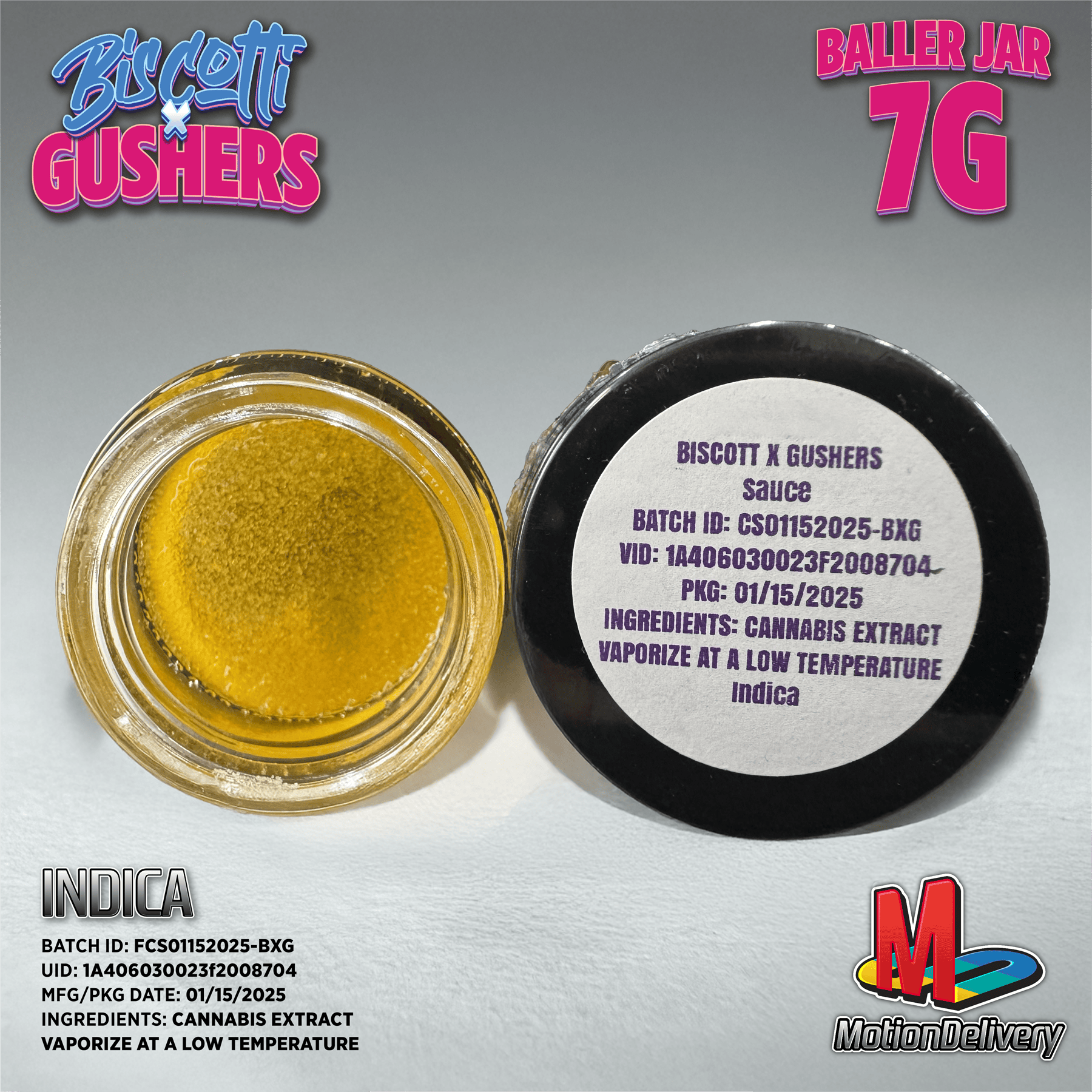 Biscotti X Gushers - 7G - Baller Jar