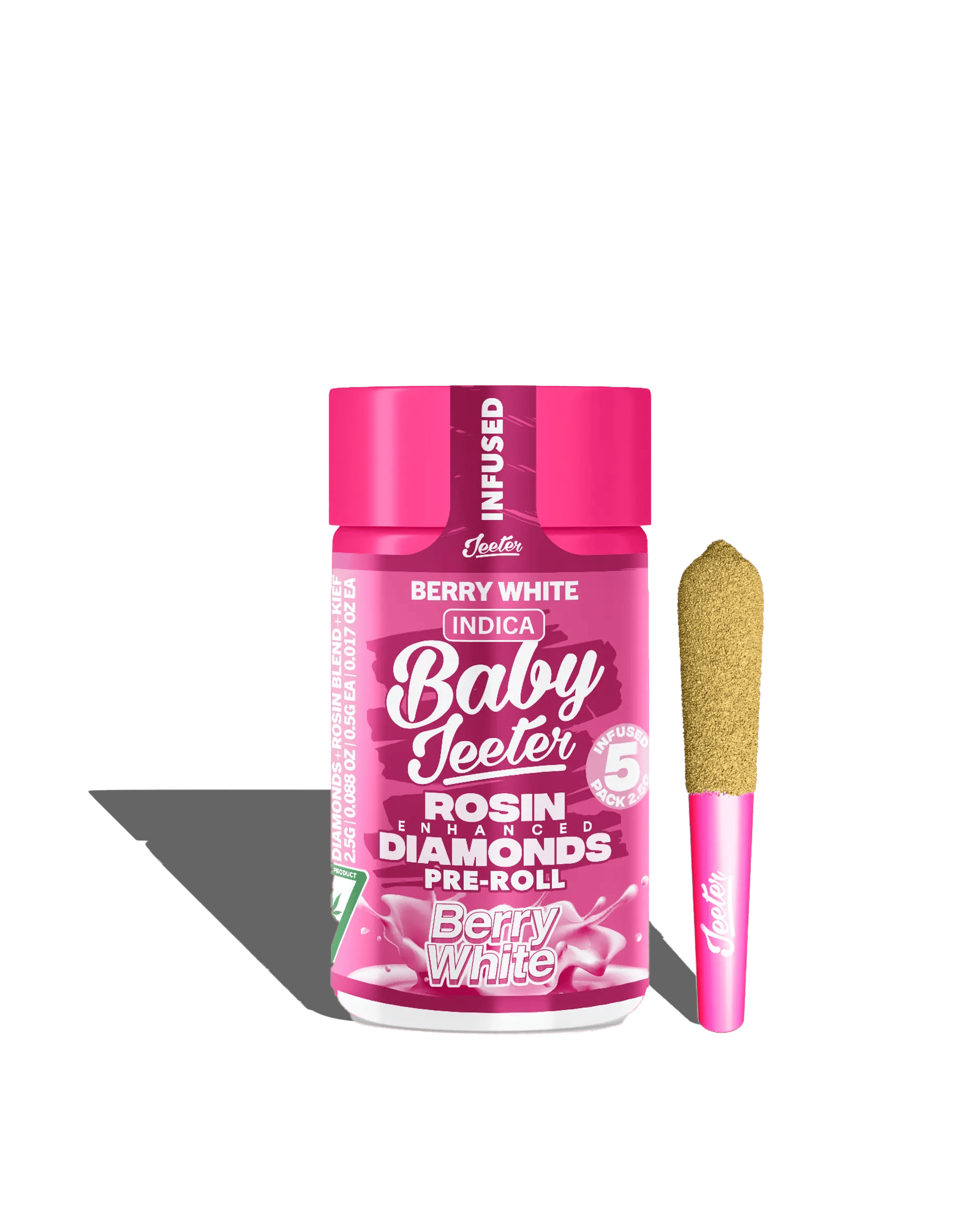 Jeeter | Berry White | Quad-Infused Minis | 0.5g each | 5pk