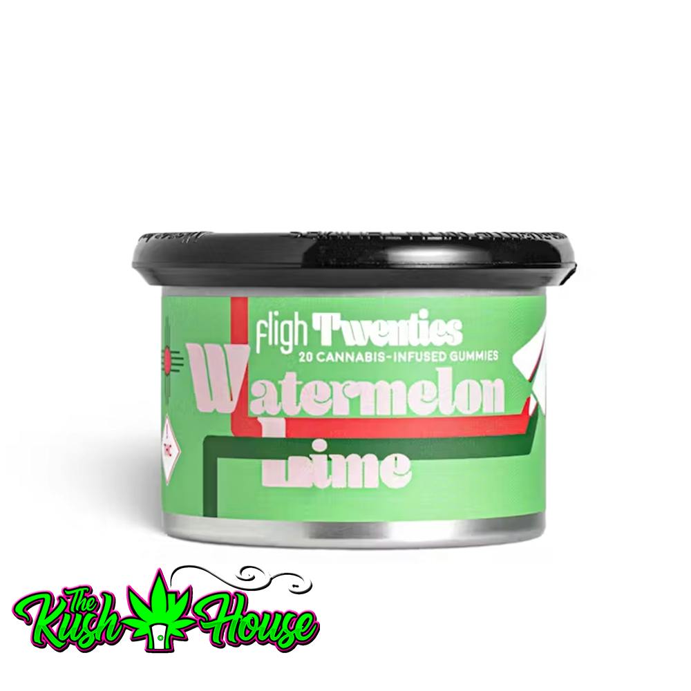 Fligh 100mg Watermelon Lime Gummies by Fligh