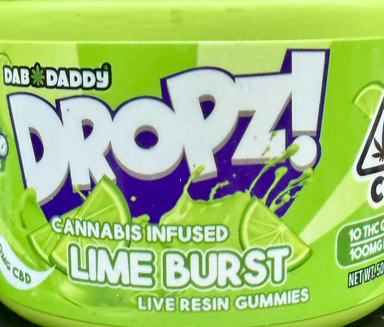 Dropz Lime Edibles