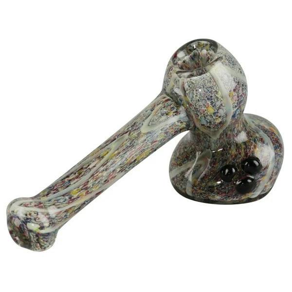 6" Speckled Rainbow Hammer Bubbler PP1463