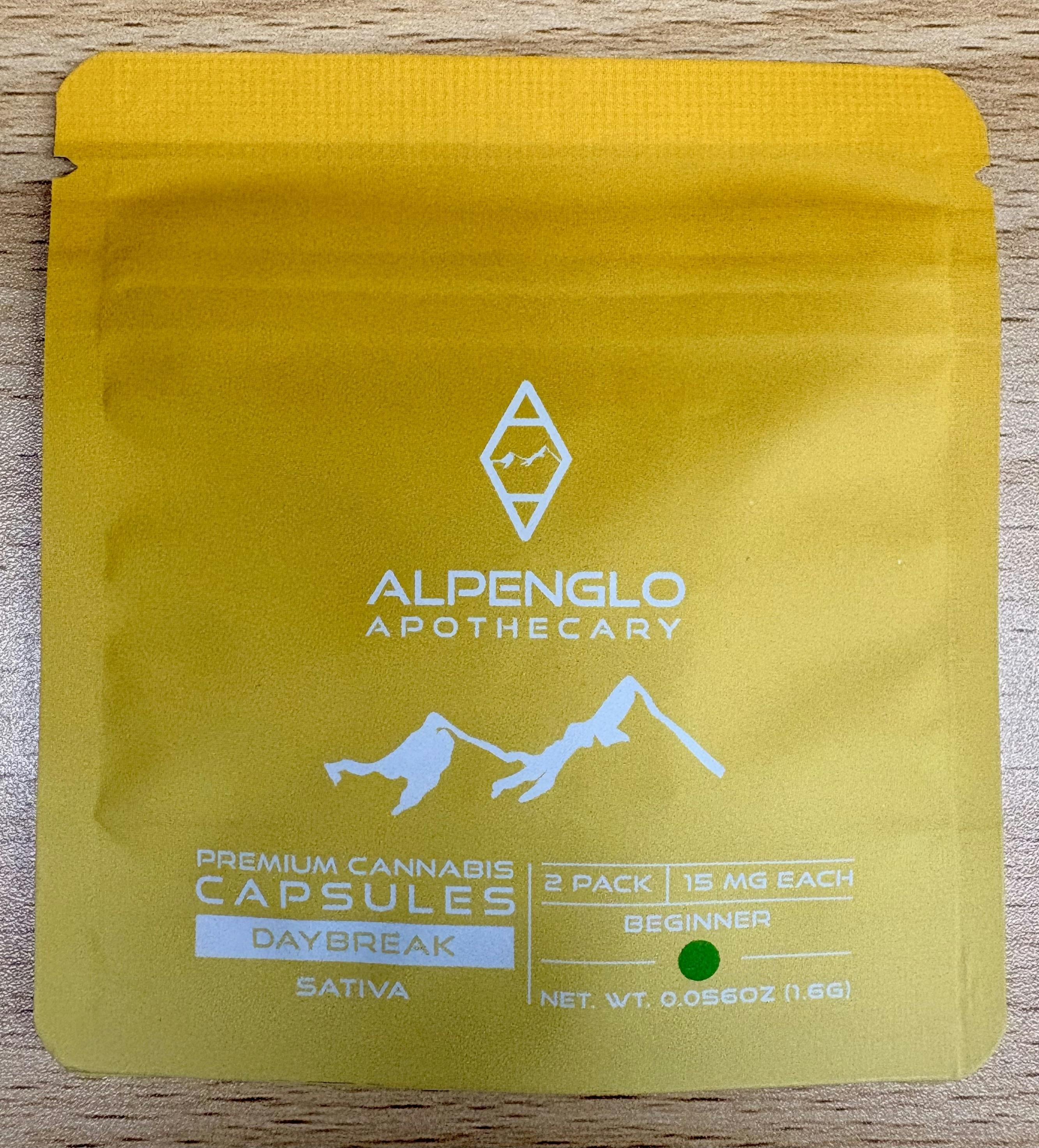 Aspenglow Capsules | Daybreak 2pk at Mission Mountain Organics Dispensary