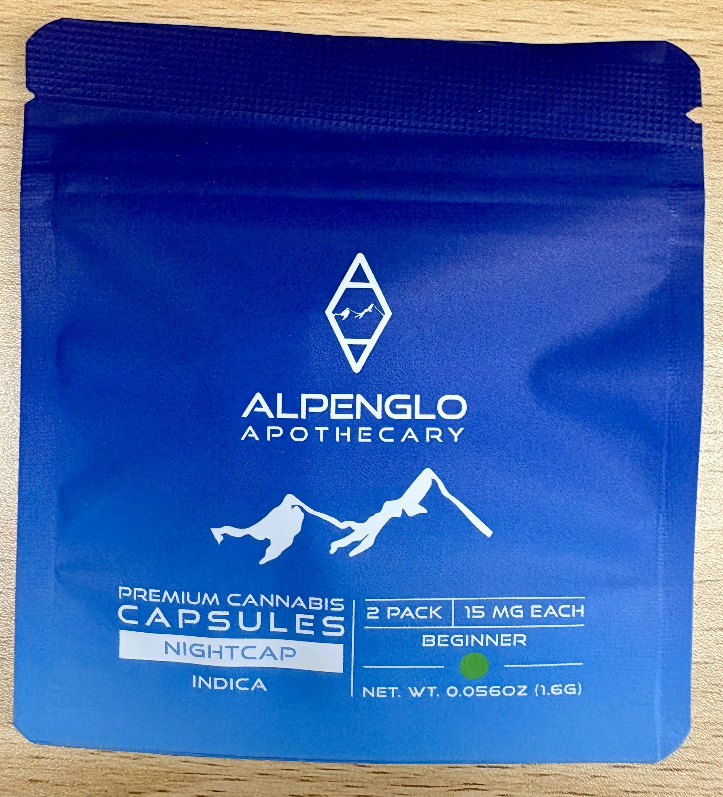 Aspenglow Capsules | Nightcap 2pk at Mission Mountain Organics Dispensary
