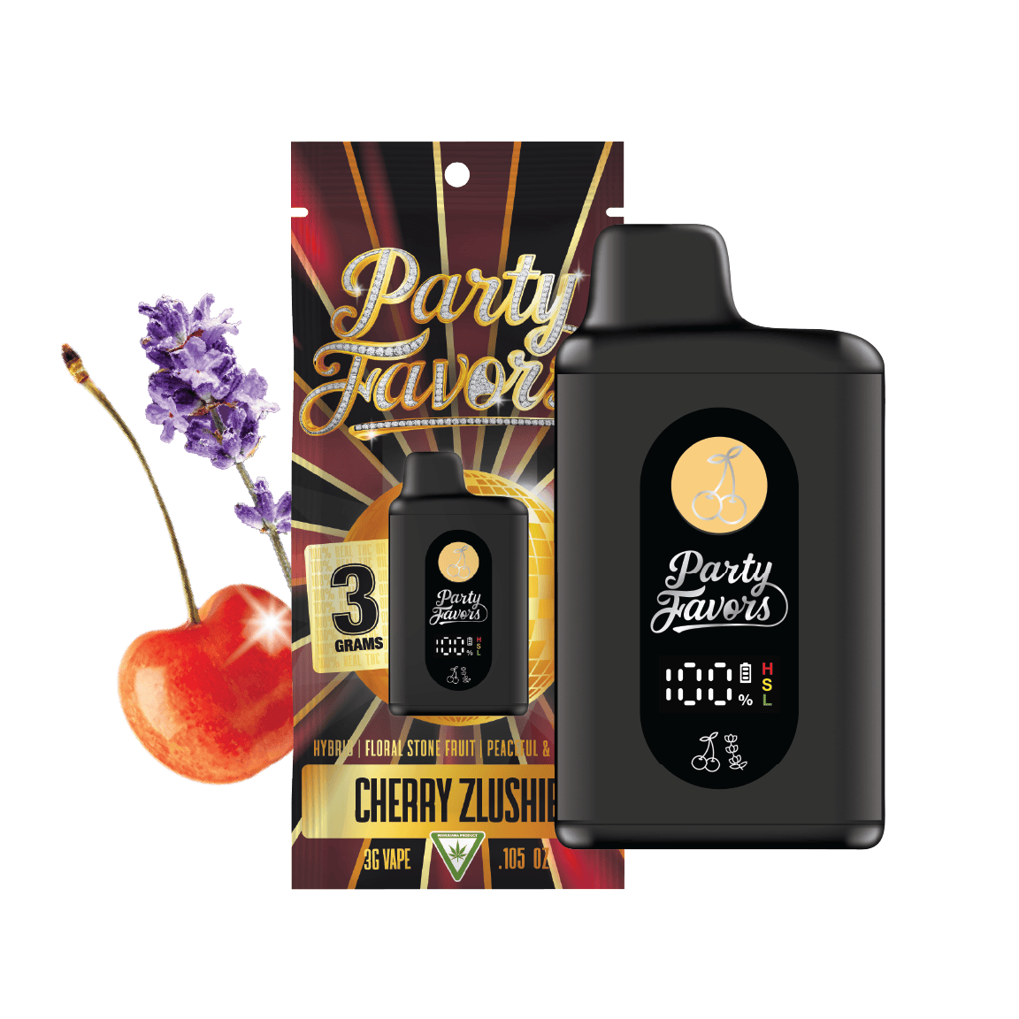 Party Favors | Cherry Zlushie | Juicebox Disposable | 3g by Party Favors