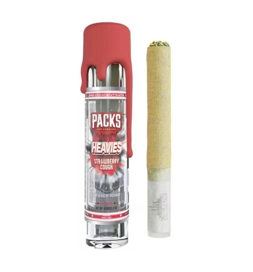 Strawberry Cough | Live Rosin Infused Joint | 1.25g by PACKS LOS ANGELES