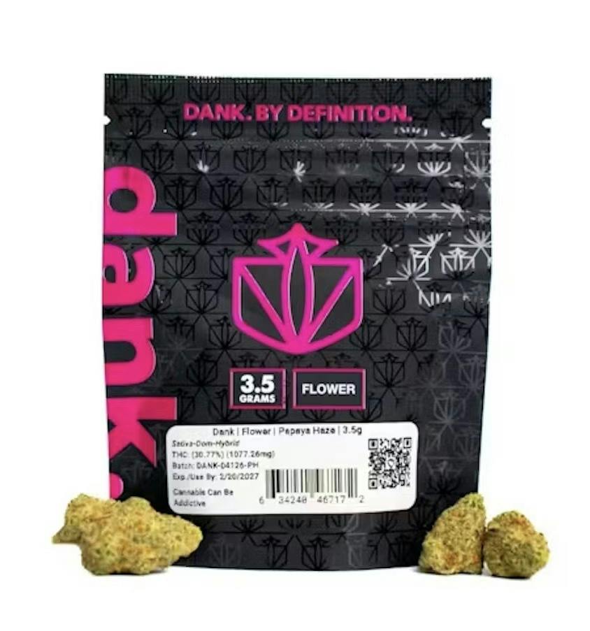 Dank | Papaya Haze | Flower | 3.5G