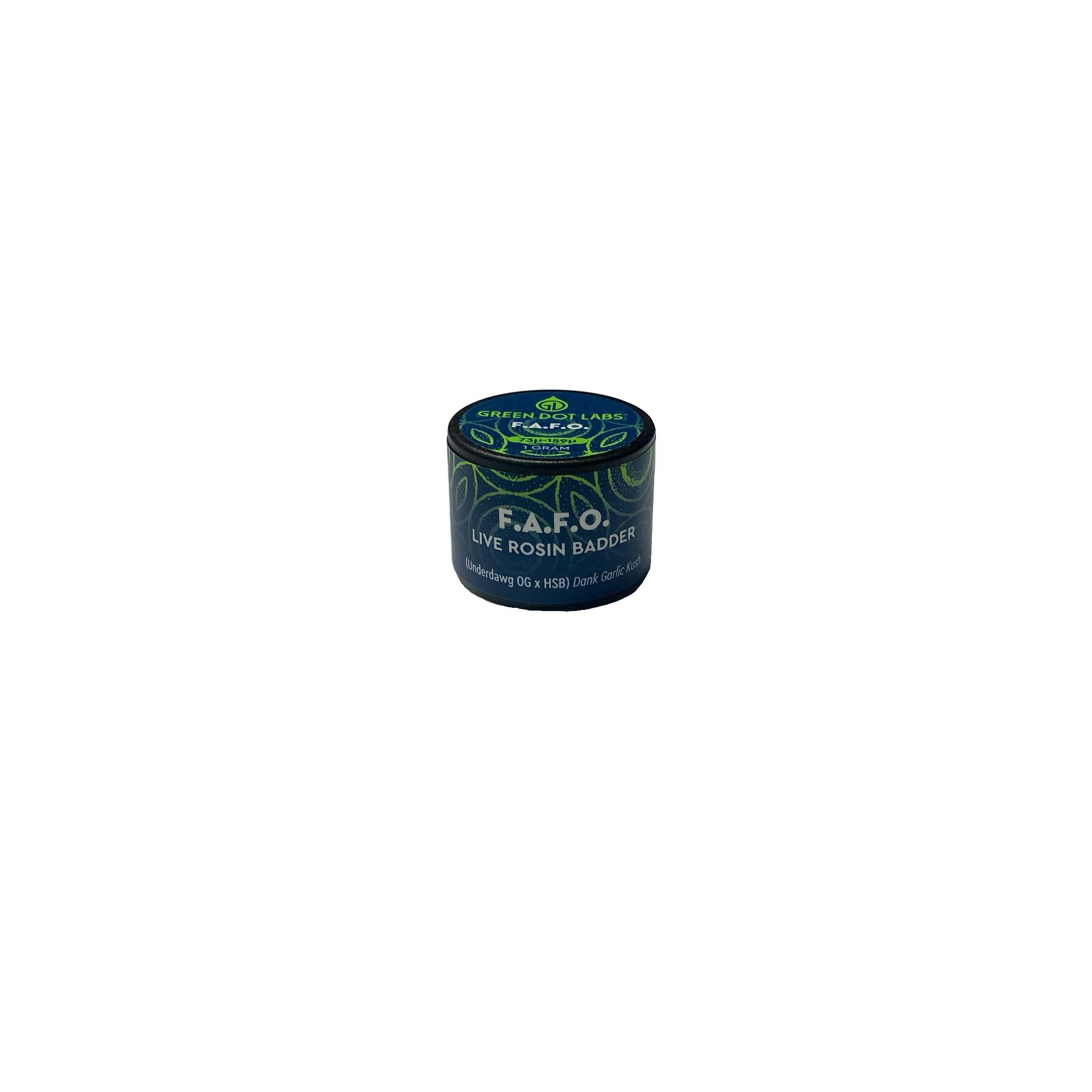 GDL Live Rosin Badder (1g) | Selections | F.A.F.O.