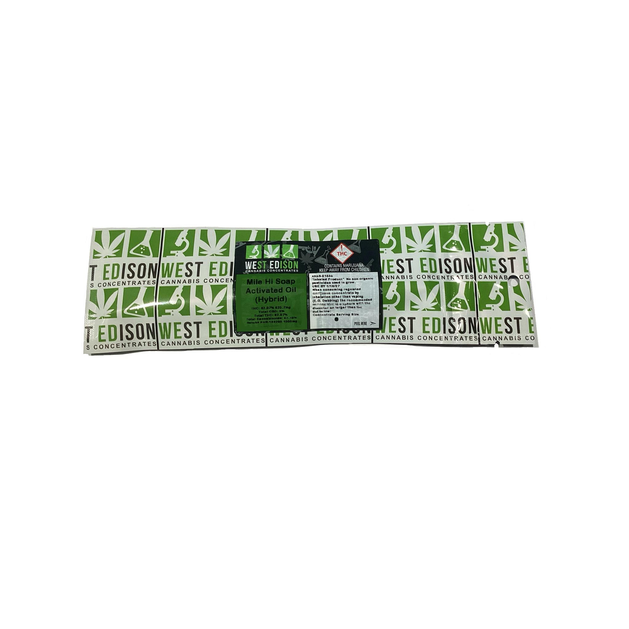 West Edison | Purple Serenity | CBD:THC 1:1 | RSO | 1g