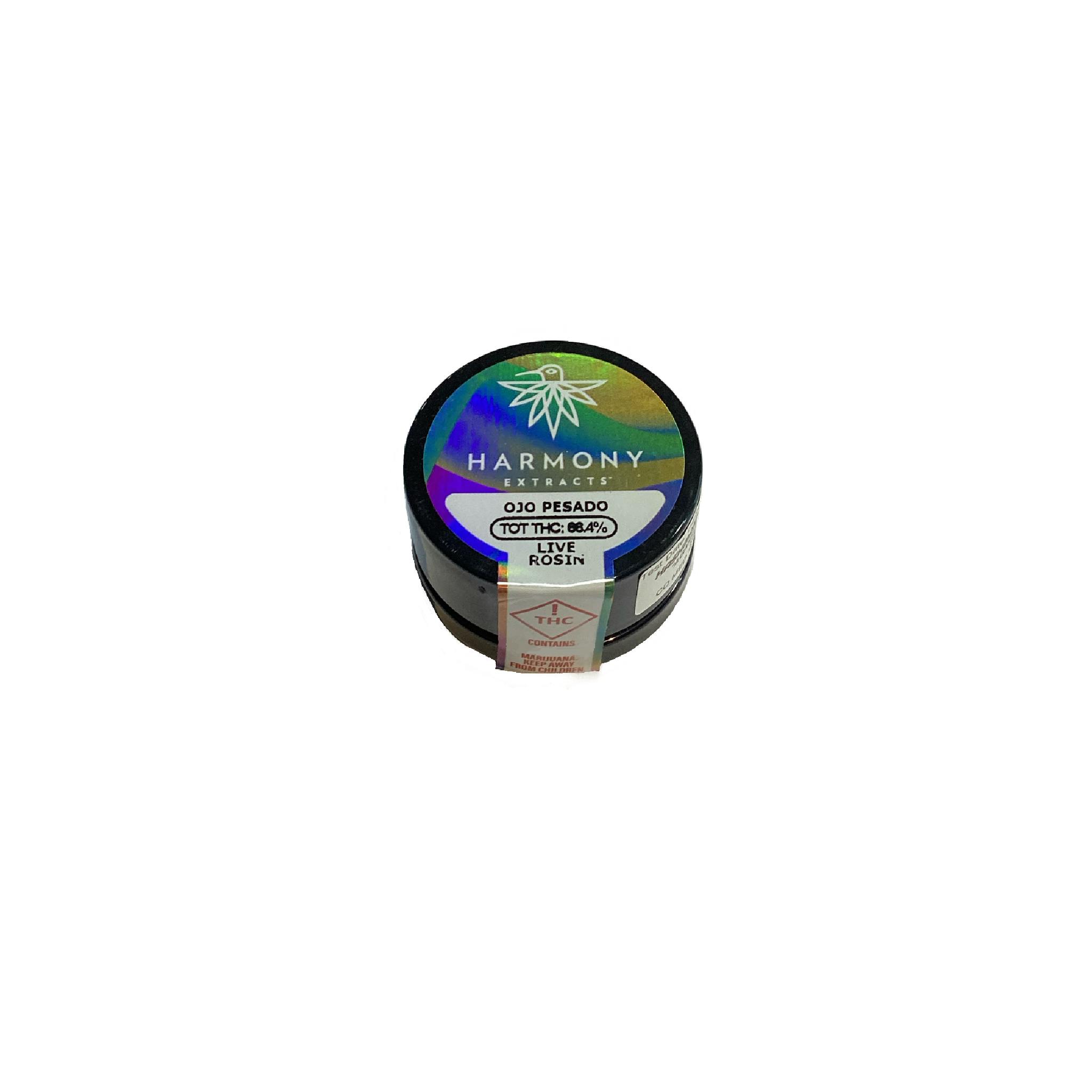 Harmony | 1g Live Rosin | Ojo Pesado