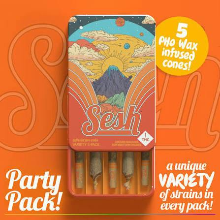 VARIETY 5-PACK - Infused Cones (5X - 0.75g) -Sesh® by Craft Concentrates