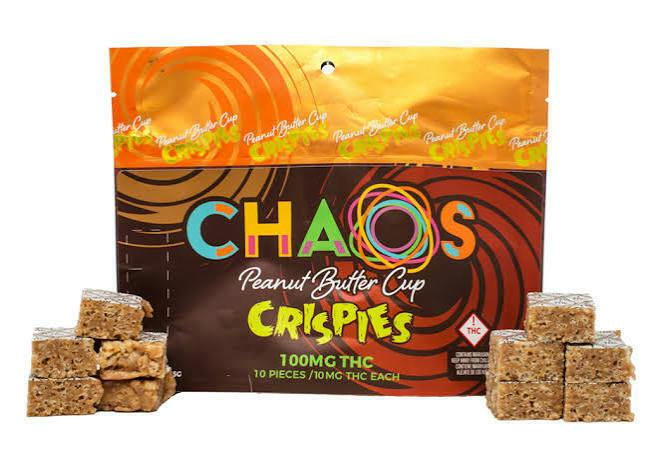 Chaos Crispies - Peanut Butter & Chocolate Cup 100mg