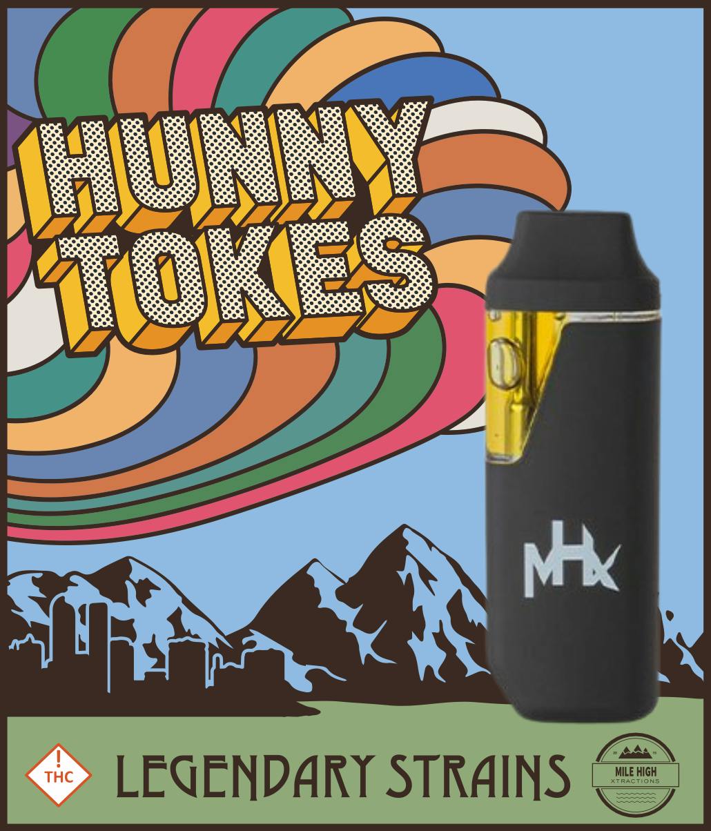 Hunny Toke | Blackberry Kush | 2g | AIO
