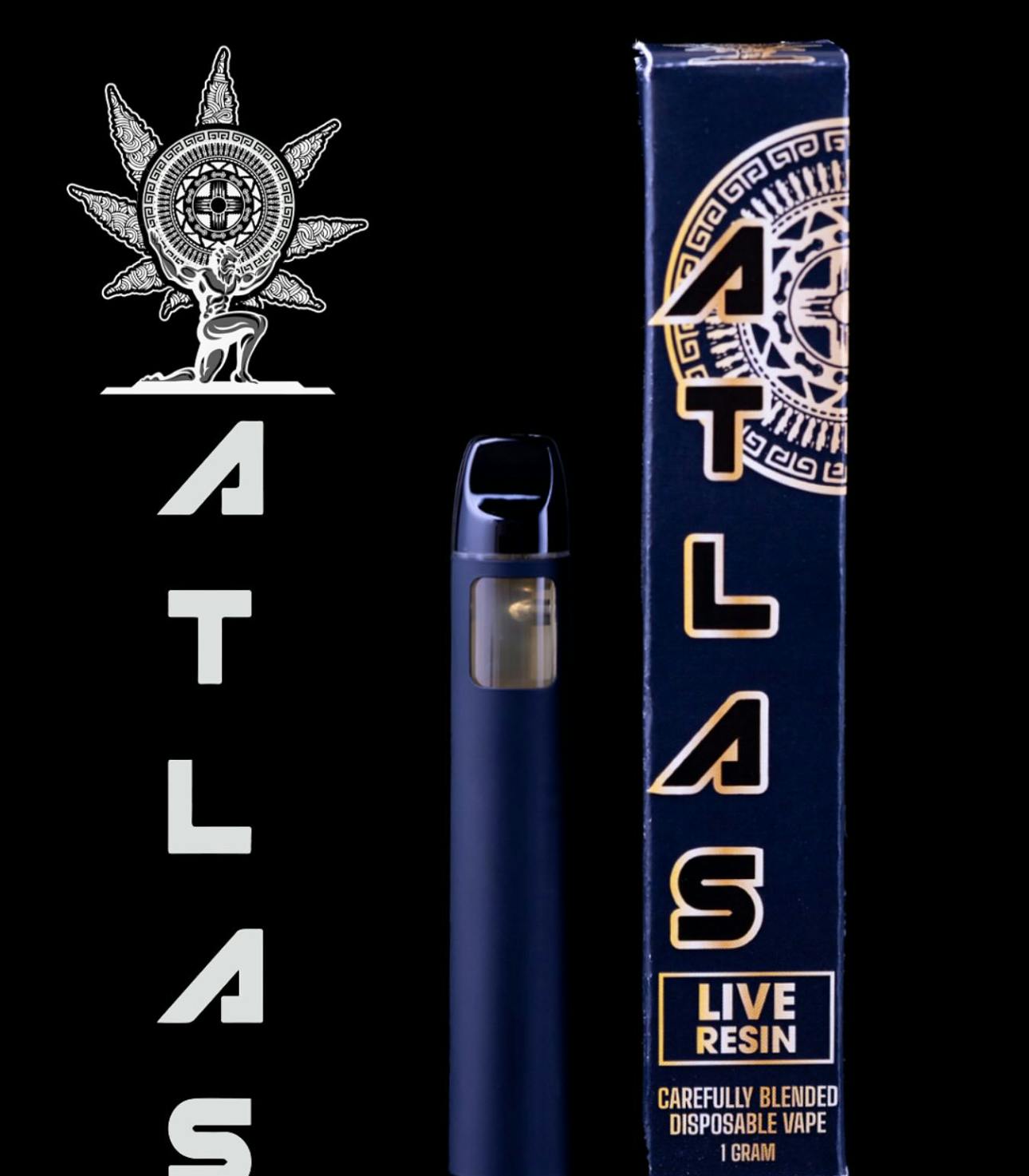 Atlas- 1g Live Resin Disposable- HiFi 4G x Champaya (S)