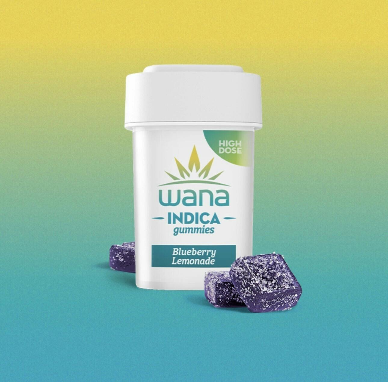 Blueberry Lemonade - Indica (High-Dose)[20 pack] (MO) by Wana Edibles