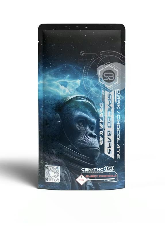 100mg 1/1 Dark Chocolate Dream Spaced Bar (THC/CBN)