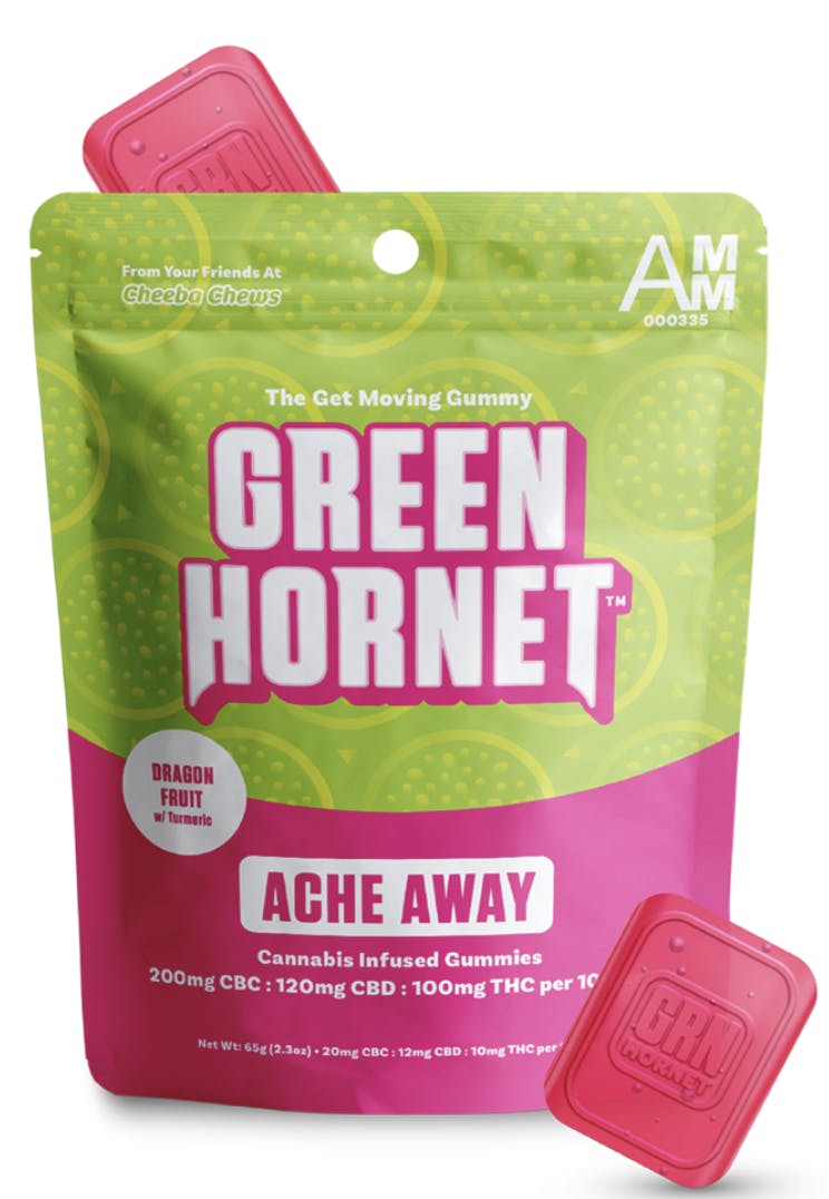 Ache Away Dragon Fruit | Gummies | 10pk by Green Hornet