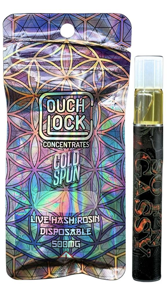 CouchLock | 0.5g Live Hash ROSIN Vape- Maple and Mandarin