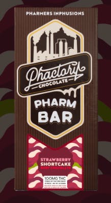 Pharmers Quality | 100mg/10mg piece Bars | Strawberry Shortcake
