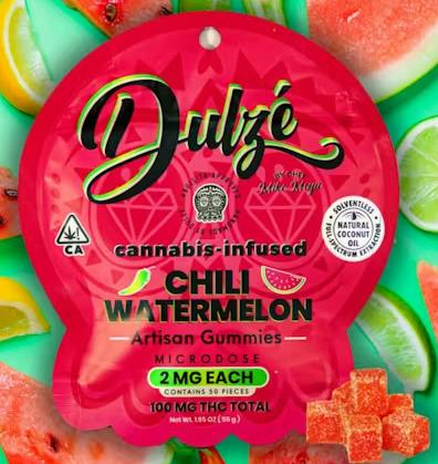 Dulze Gummies 100mg/2mg each (Microdose) | Chili Watermelon