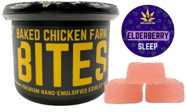 BCF | 100mg/5mg piece NANO Bites| Elderberry Sleep