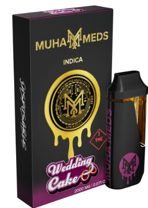 Muha Meds | Wedding Cake | Disposable | 2g by Muha Meds