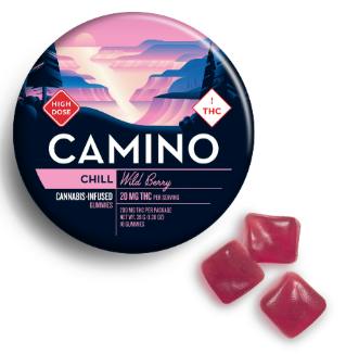 Camino Wild Berry 20mg THC 10 Pack