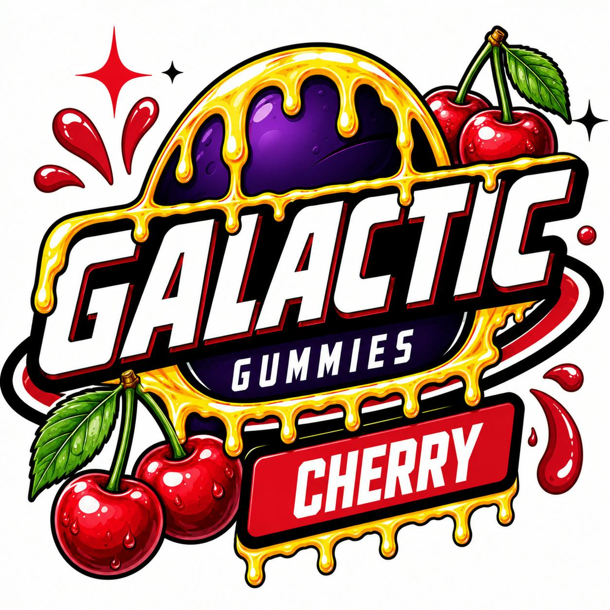 Galactic 100mg Gummies- Cherry