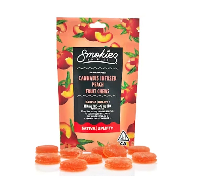 Smokiez Edibles Fruit Chews — Peach - Cdb